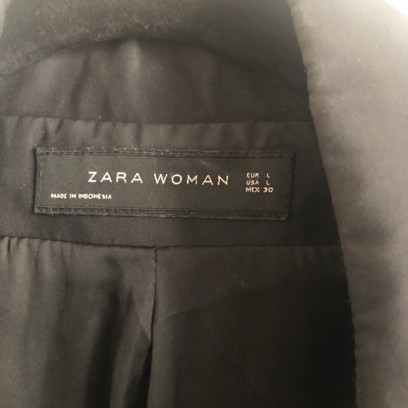 Zara navy trench coat - Picture 2 of 5